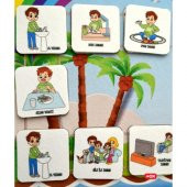 Benim Programım Keçe Cırtlı Duvar Panosu , Eğitici Oyuncak - 4