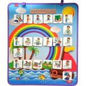 Benim Programım Keçe Cırtlı Duvar Panosu , Eğitici Oyuncak - 6