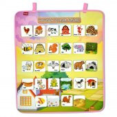 Hayvanlar ve Yaşam Alanları Keçe Cırtlı Duvar Panosu , Eğitici Oyuncak - 6