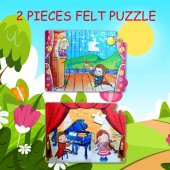 Tox Sahne 5+ Keçe Yapboz - 5 Yaş Puzzle T019 - 7