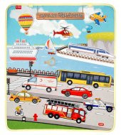 Taşıtları Öğreniyorum Keçe Cırtlı Duvar Panosu , Eğitici Oyuncak - 6