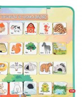 Hayvanlar ve Yaşam Alanları Keçe Cırtlı Duvar Panosu , Eğitici Oyuncak - 10