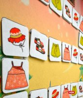 Sıradakini Biliyorum - Yaz Keçe Cırtlı Duvar Panosu , Eğitici Oyuncak - 11