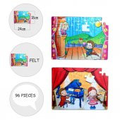 Tox Sahne 5+ Keçe Yapboz - 5 Yaş Puzzle T019 - 9