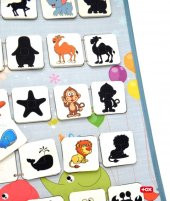 Gölge Bulma Oyunu Keçe Cırtlı Duvar Panosu , Eğitici Oyuncak - 11