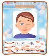 Duyguları Öğreniyorum Keçe Cırtlı Duvar Panosusu (Erkek) , Eğitici Oyuncak thumbnail 1