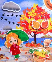 Mevsimleri Öğreniyorum Keçe Cırtlı Duvar Panosu , Eğitici Oyuncak - 4