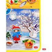 Mevsimleri Öğreniyorum Keçe Cırtlı Duvar Panosu , Eğitici Oyuncak - 5