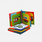 Tox Taşıtlar Kumaş Sessiz Kitap T050 - Bez Kitap , Eğitici Oyuncak , Yumuşak ve Hışırtılı - 5