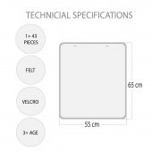 Takvimi Öğreniyorum (2023) Keçe Duvar Panosu , Eğitici Oyuncak - 8