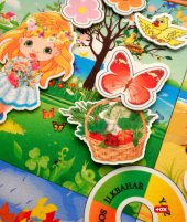 Mevsimleri Öğreniyorum Keçe Cırtlı Duvar Panosu , Eğitici Oyuncak - 11