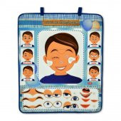 Duyguları Öğreniyorum Keçe Cırtlı Duvar Panosusu (Erkek) , Eğitici Oyuncak thumbnail 9