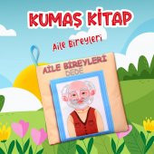 Tox Aile Bireyleri Sessiz Kumaş Kitap T109 - Bez Kitap , Eğitici Oyuncak , Yumuşak ve Hışırtılı - 2