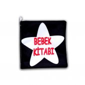 Tox Bebek Siyah-Beyaz Kumaş Sessiz Kitap T060 - Bez Kitap , Eğitici Oyuncak , Yumuşak ve Hışırtılı - 6