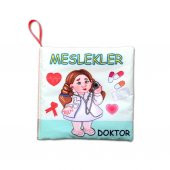 Tox Meslekler Sessiz Kumaş Kitap T112 - Bez Kitap , Eğitici Oyuncak , Yumuşak ve Hışırtılı - 2
