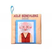 Tox Aile Bireyleri Sessiz Kumaş Kitap T109 - Bez Kitap , Eğitici Oyuncak , Yumuşak ve Hışırtılı - 6