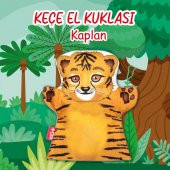 Tox Kaplan Vahşi Hayvanlar Keçe El Kukla T130 , Eğitici Oyuncak - 2