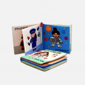 Tox Meslekler Sessiz Kumaş Kitap T112 - Bez Kitap , Eğitici Oyuncak , Yumuşak ve Hışırtılı - 8
