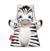 Tox Zebra Vahşi Hayvanlar Keçe El Kukla T126 , Eğitici Oyuncak - 6