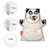 Tox Panda Vahşi Hayvanlar Keçe El Kukla T128 , Eğitici Oyuncak - 9