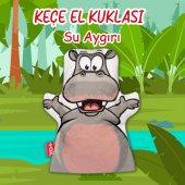 Tox Su Aygırı Vahşi Hayvanlar Keçe El Kukla T123 , Eğitici Oyuncak - 2