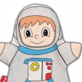 Tox Astronot Meslekler Keçe El Kukla T329 , Eğitici Oyuncak - 3