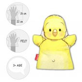 Tox Civciv Evcil Hayvanlar Keçe El Kukla T314 , Eğitici Oyuncak - 9