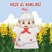 Tox Aşçı Meslekler Keçe El Kukla T326 , Eğitici Oyuncak - 2