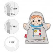 Tox Astronot Meslekler Keçe El Kukla T329 , Eğitici Oyuncak - 9