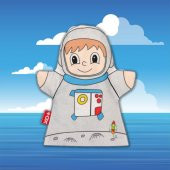 Tox Astronot Meslekler Keçe El Kukla T329 , Eğitici Oyuncak - 10