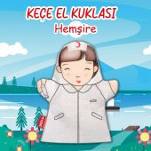 Tox Hemşire Meslekler Keçe El Kukla T323 , Eğitici Oyuncak - 2