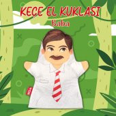 Tox Baba Aile Bireyleri Keçe El Kukla T340 , Eğitici Oyuncak - 2