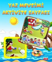 Tox ( Yaz ) Keçe Cırtlı Aktivite Sayfası - Çocuk Etkinlik , Eğitici Oyuncak - 2