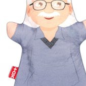 Tox Dede Aile Bireyleri Keçe El Kukla T337 , Eğitici Oyuncak - 8