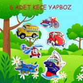 Tox Ulaşım Araçları 2+ Keçe Yapboz - Puzzle T002 - 2
