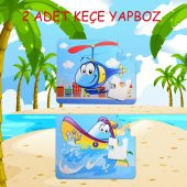 Tox Tekne Helikopter 3+ Keçe Yapboz - 3 Yaş Puzzle T005 - 2