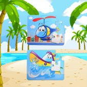 Tox Tekne Helikopter 3+ Keçe Yapboz - 3 Yaş Puzzle T005 - 5