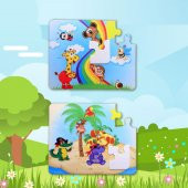 Tox Gökkuşağı 3+ Keçe Yapboz - 3 Yaş Puzzle T042 - 5
