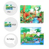 Tox Orman 5+ Keçe Yapboz - 5 Yaş Puzzle T015 - 4