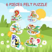 Tox Hayvanlar 2+ Keçe Yapboz - Puzzle T003 - 7