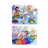 Tox Müzik 5+ Keçe Yapboz - 5 Yaş Puzzle T016 - 6