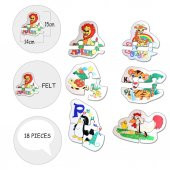 Tox Hayvanlar 2+ Keçe Yapboz - Puzzle T003 - 9