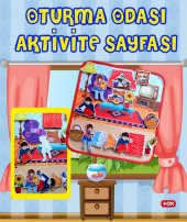 Tox ( Oturma Odası ) Keçe Cırtlı Aktivite Sayfası - Çocuk Etkinlik , Eğitici Oyuncak - 2