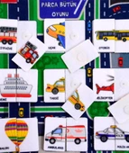 Tox ( Taşıtlar ) Parça-Bütün Eşleşmeler Keçe Cırtlı Aktivite Sayfası - Çocuk Etkinlik , Eğitici thumbnail 7