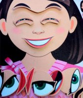 Tox ( Kız ) Duyguları Öğreniyorum Keçe Cırtlı Aktivite Sayfası - Çocuk Etkinlik , Eğitici Oyuncak - 4