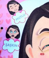 Tox ( Kız ) Duyguları Öğreniyorum Keçe Cırtlı Aktivite Sayfası - Çocuk Etkinlik , Eğitici Oyuncak - 9