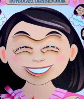 Tox ( Kız ) Duyguları Öğreniyorum Keçe Cırtlı Aktivite Sayfası - Çocuk Etkinlik , Eğitici Oyuncak - 10