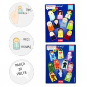 2 Set - 20 Parça Tox Meslekler ve Aile Üyeleri 20 Parça Parmak Kukla T751 T761 - 3