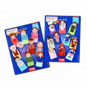 2 Set - 20 Parça Tox Meslekler ve Aile Üyeleri 20 Parça Parmak Kukla T752 T762 - 6