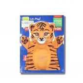 10 Parça Tox Vahşi Hayvanlar El Kukla Set , Eğitici Oyuncak - 4